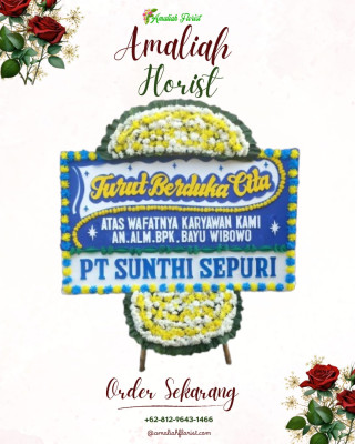 Papan Bunga Duka di Dolog Masagal