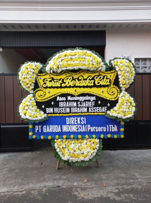 Papan Bunga Duka di Dolog Masagal