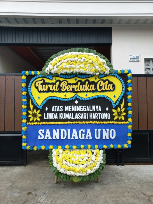 Papan Bunga Duka di Dolog Masagal